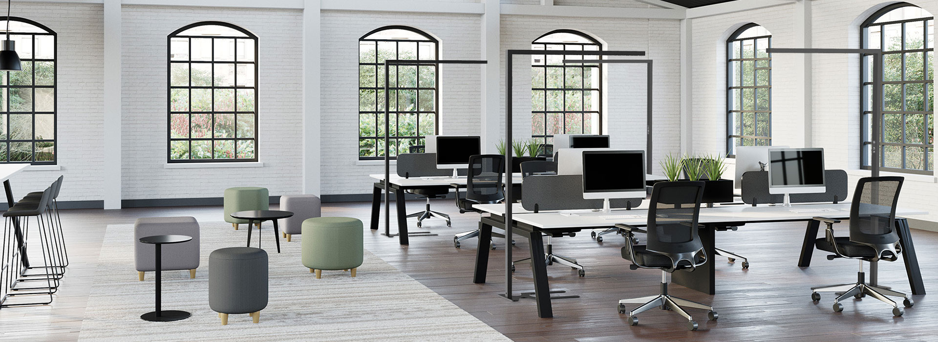 Newlite, Micro Louvre Reflector Free Standing Luminaire